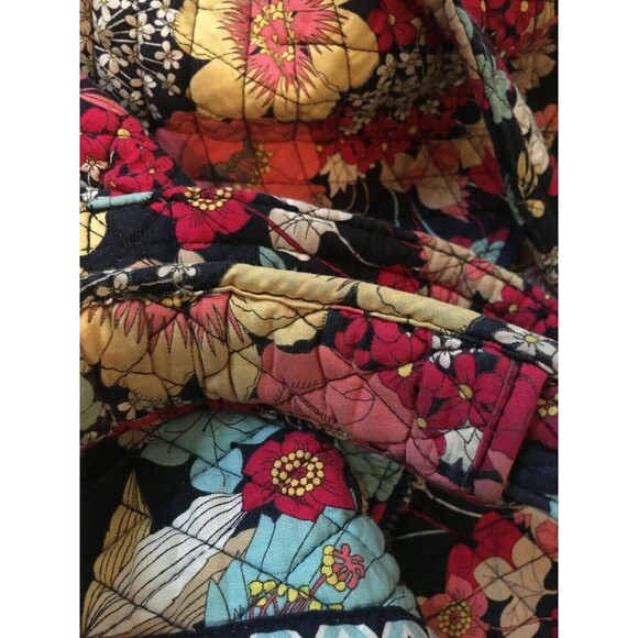 Vera Bradley Floral Print Large Duffle Iconic Bag Multi-Color - Picture 10 of 11